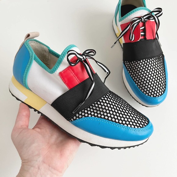 Steve Madden Shoes - Steve Madden Women's Colorblock Antics Slip On Sneakers Size 8
